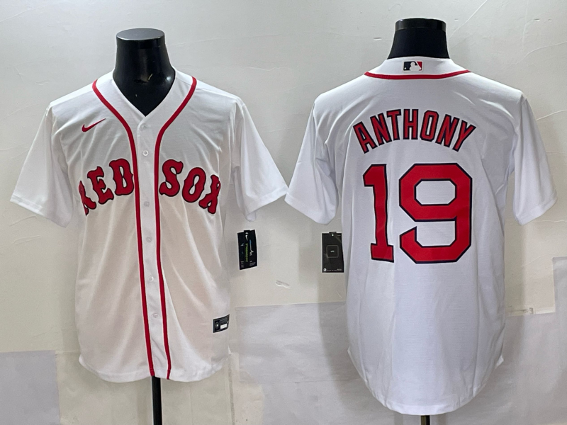 Men 2025 Boston Red Sox #19 Anthony white Nike MLB Jersey style 09